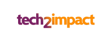 A logo of "tech2impact".
